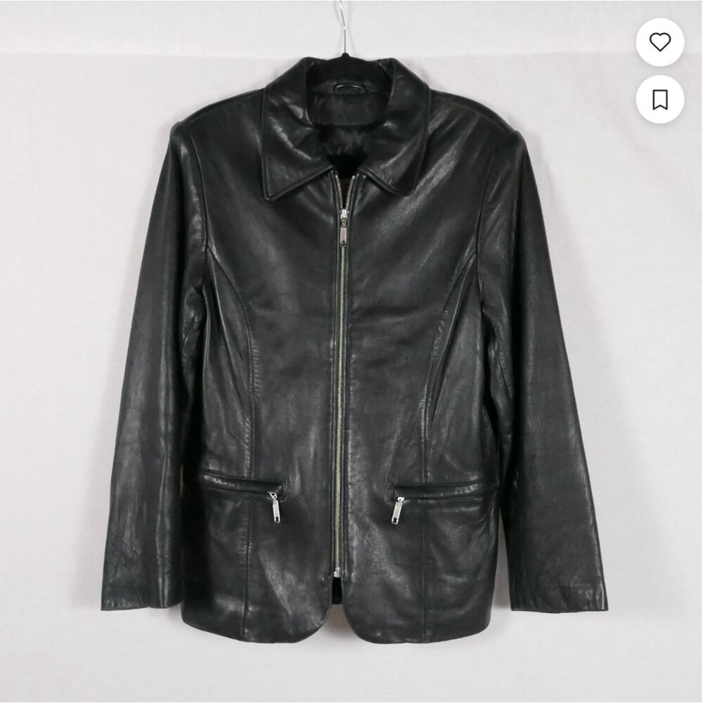 Y2K Valerie Stevens Leather Jacket